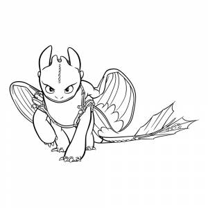 Раскраска Беззубик