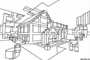 Картинка дома в Майнкрафте