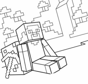 Рисунки деревня компота из майнкрафта