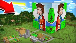 ПОДПИСЧИК ПОСТРОИЛ МНЕ КАРТУ В ДЕРЕВНЕ ЖИТЕЛЕЙ В МАЙНКРАФТ