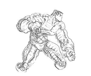 Раскраски Раскраска Халк в костюме Люди икс, Download print coloring page