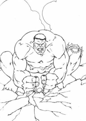 Pin su Hulk Coloring Pages