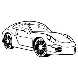Раскраски Порше 911
