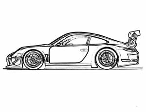 Раскраски Порше 911