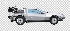 DeLorean DMC-12 Car DeLorean Time machine Назад в будущее DeLorean Motor Company, развлекательные машины, компактный автомобиль, плакат, вид транспорта png