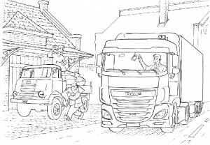 Раскраски DAF