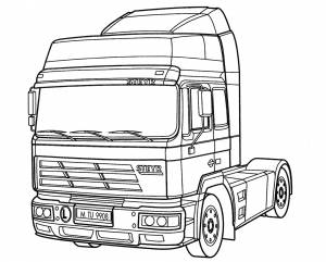 Раскраска даф