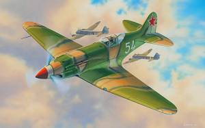 Рисунок Истребитель МиГ-3 на рабочий стол