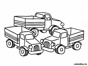 Три грузовика