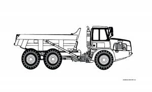 Раскраски грузовой машины