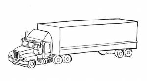 Раскраска Грузовые машины