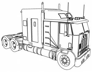 Раскраска Грузовые машины