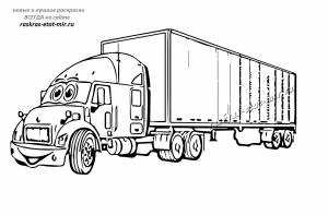 Раскраски грузовой машины