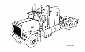 Раскраски грузовой машины