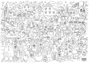 Огромные раскраски