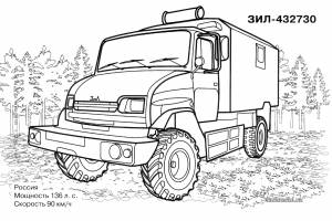 Раскраски Машины