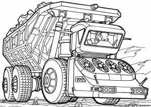 Раскраски большие машины