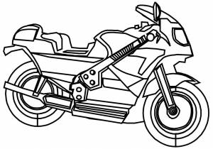 Раскраска Мотоцикл