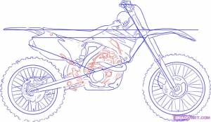 pencil drawings motorcycles