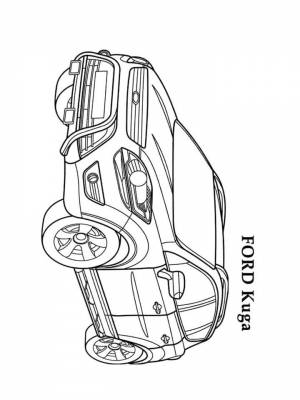 Раскраски Форд   в формате