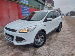 Форд Куга 2015 в Екатеринбурге, Я собственник, авто без вложений, красился задний бампер, куплины коврики, белый, автоматическая коробка передач, 2