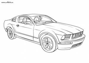 Раскраски машины Форд