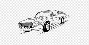 Ford Mustang Car Книжка-раскраска Рисование, Ретро-стиль Автомобиль, лошадь, ребенок, производительность Автомобиль png