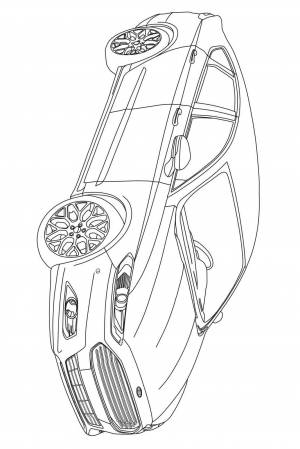 Раскраска Форд Мондео