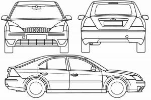Раскраски Форд фокус 3