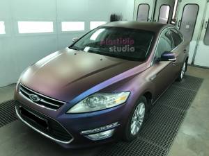 Пластидип покраска Ford Mondeo ColorShift Sky