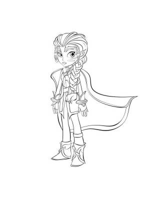 Раскраска Герои Энвелла