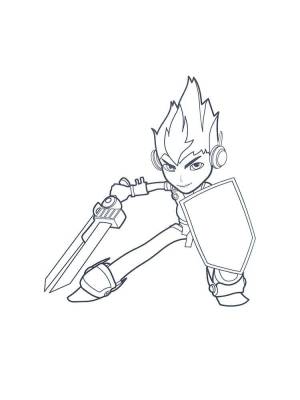 Раскраска Герои Энвелла 2