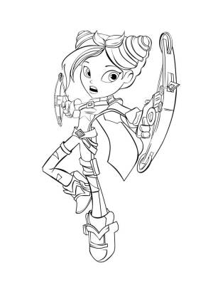 Раскраска Герои Энвелла 12