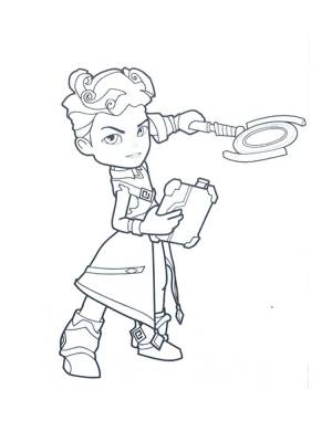 Раскраска Герои Энвелла 7