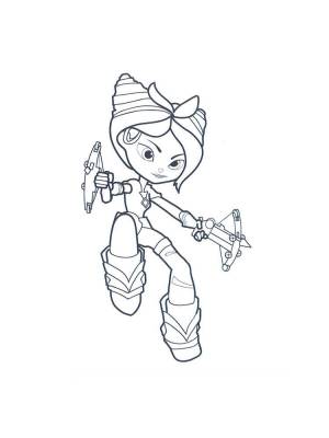 Раскраска Герои Энвелла 4