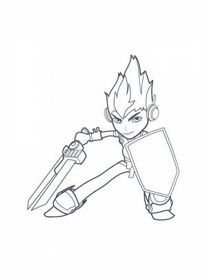 Раскраска Герои Энвелла   в формате