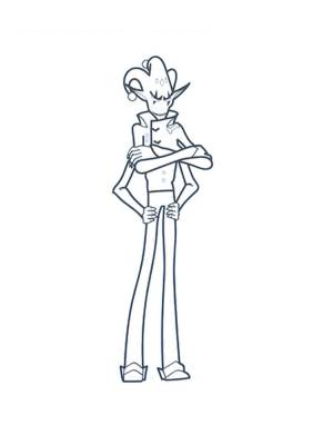 Раскраска Герои Энвелла 13