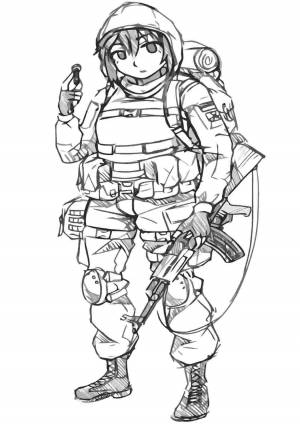 Раскраска сталкер