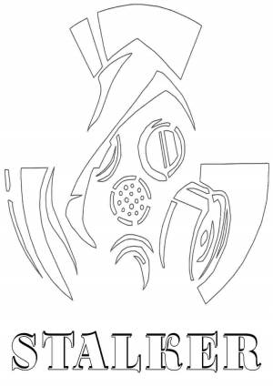 Раскраска сталкер