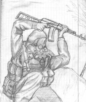 Раскраски Из игры сталкер