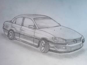 Опель раскраска