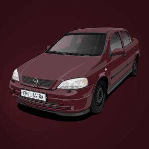Рисунок Opel Astra G