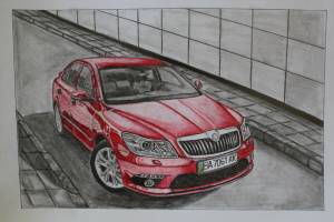 рисунок Skoda Octavia II RS для USSRxALeXeR