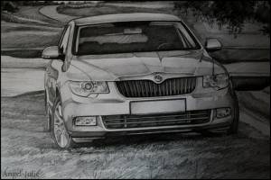 Рисунок Skoda Superb
