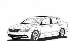 Шкода рисунок