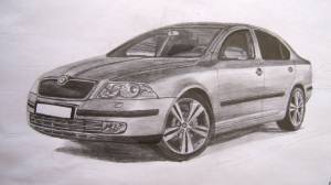 Рисунок машинки