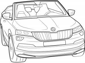 Раскраски Шкода