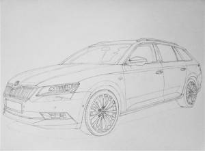 Раскраски Шкода кодиак