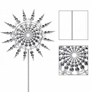 Уникальная Волшебная металлическая ветряная мельница, ветряные Спиннеры, ветряные коллекторы, украшение для двора, патио, лужайки, сада, для помещений и улицы