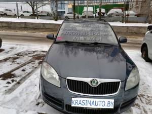 Ремонт порогов, арок и покраска Шкода Фабия 2008 г